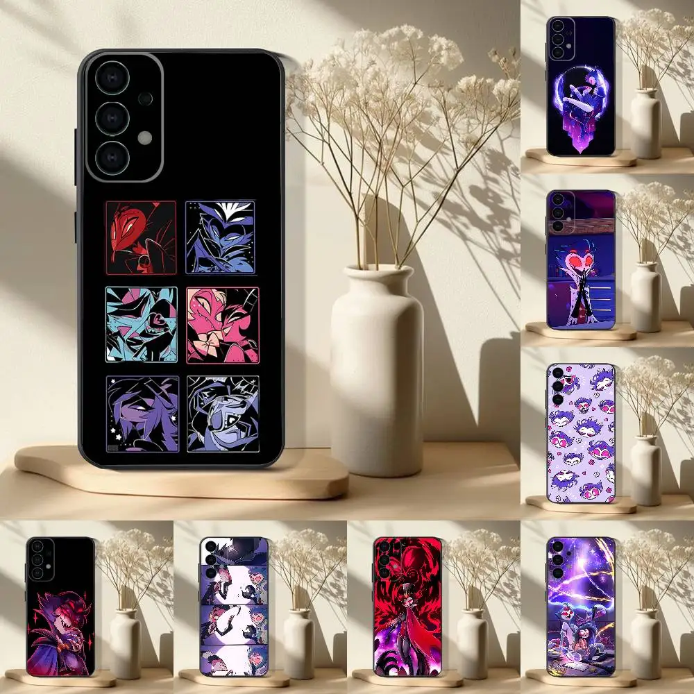 

S-Stolas Cartoon Phone Case For Samsung S 25,24,23,22,30,21,10,9,Ultra,Plus,Lite,FE,4,5G Black Soft Case