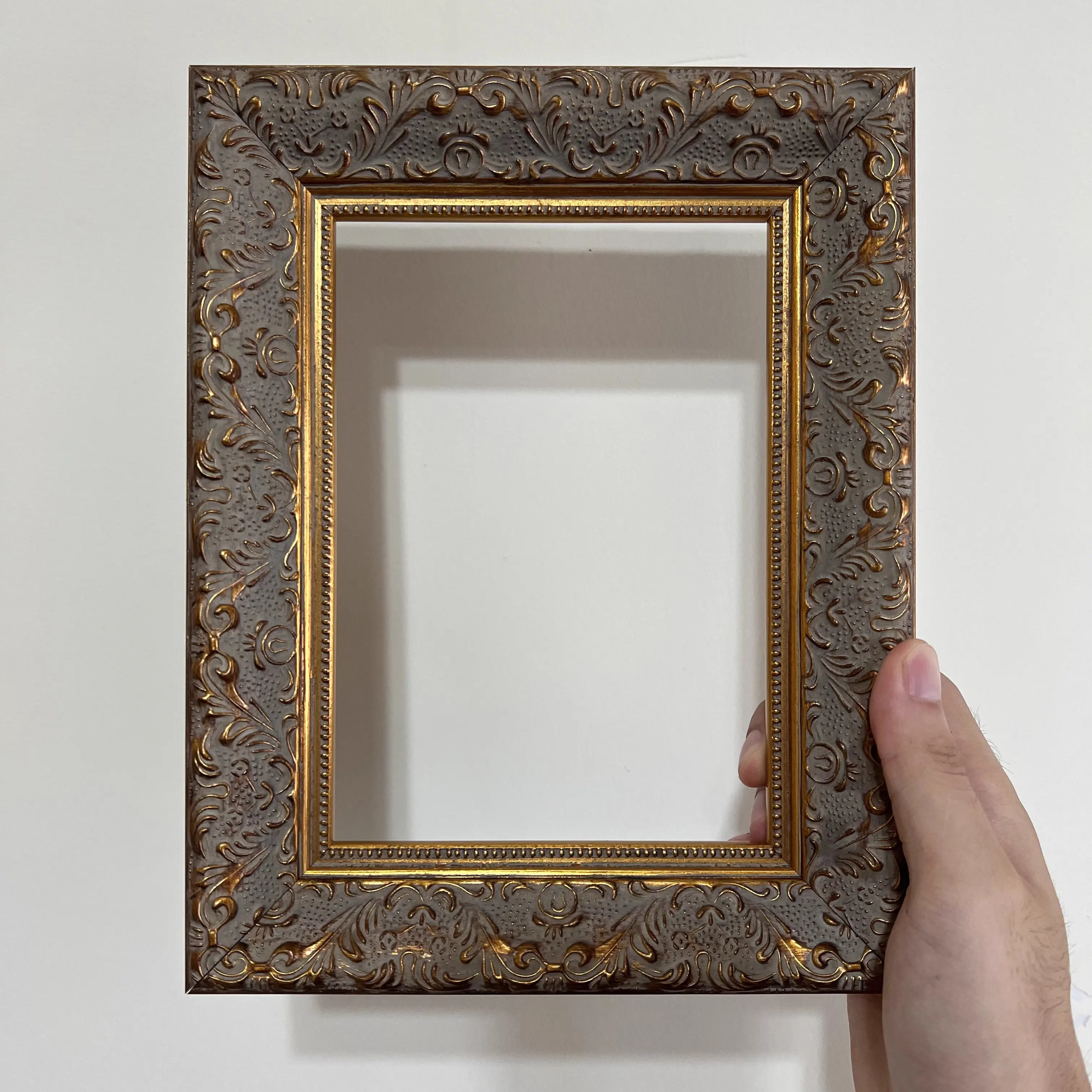 European Style Floral Solid Wood Picture Frame, Retro, Medieval, Oil Painting Frame, Custom Mounting Frame