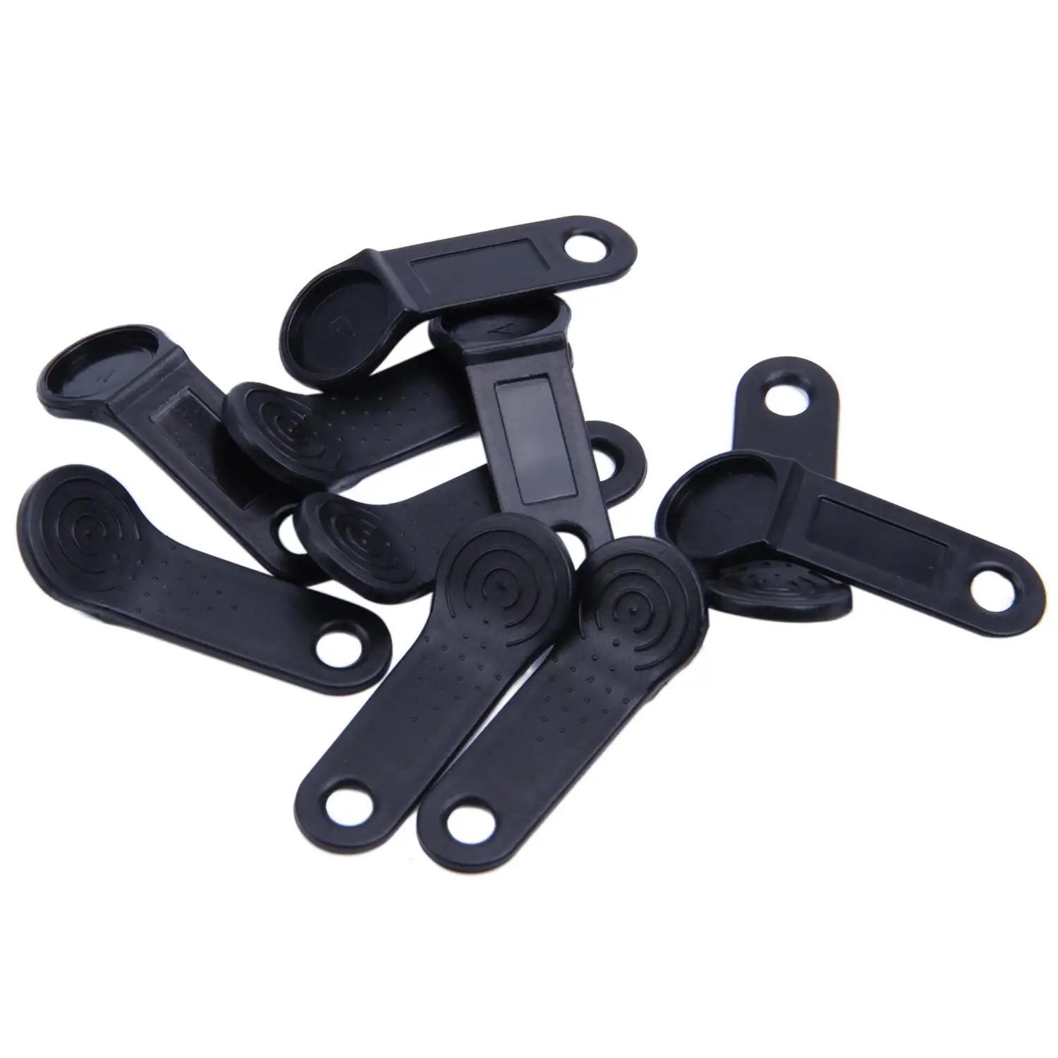 -AT52 20 шт. DS1990A-F5 TM Card Ibutton Tag с настенным креплением, 10 шт. Черный и 10 шт. Красный