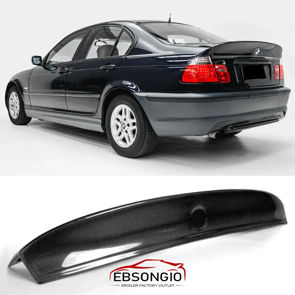 

REAR BOOT SPOILER TRUNK DUCKTAIL FOR BMW 3 SERIES E46 M3 CSL 4 DOOR SALOON 1998-2006