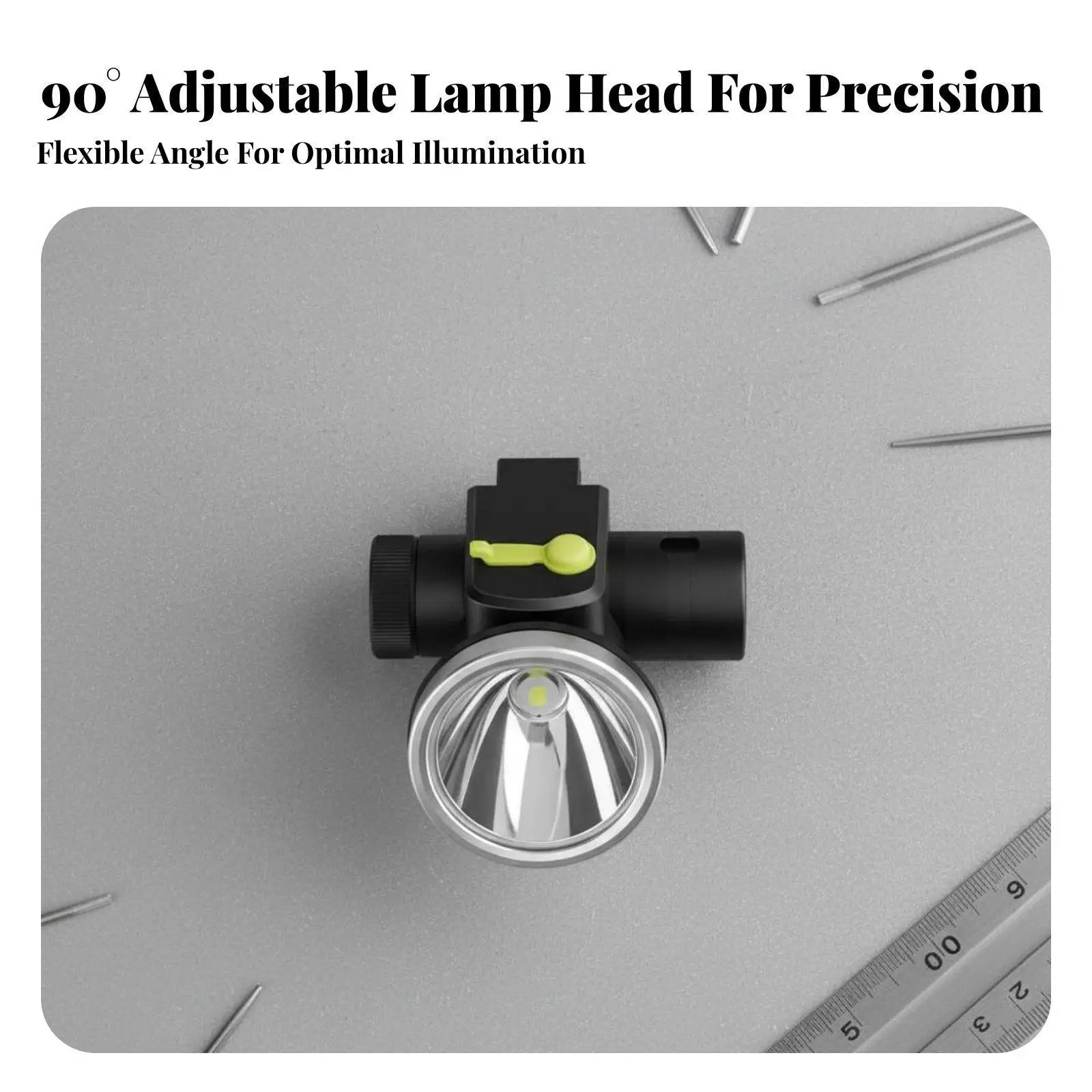 Helmet Flashlight Welding Face Shield Accessory with Adjustable Light for Precise and Safe Metalworking Tasks