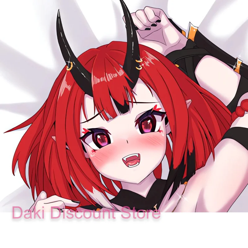 Dakimakura Anime ONI Vtuber Double-sided Print 2WAY Life-size Pillowcase Gift Body Pillow Cover