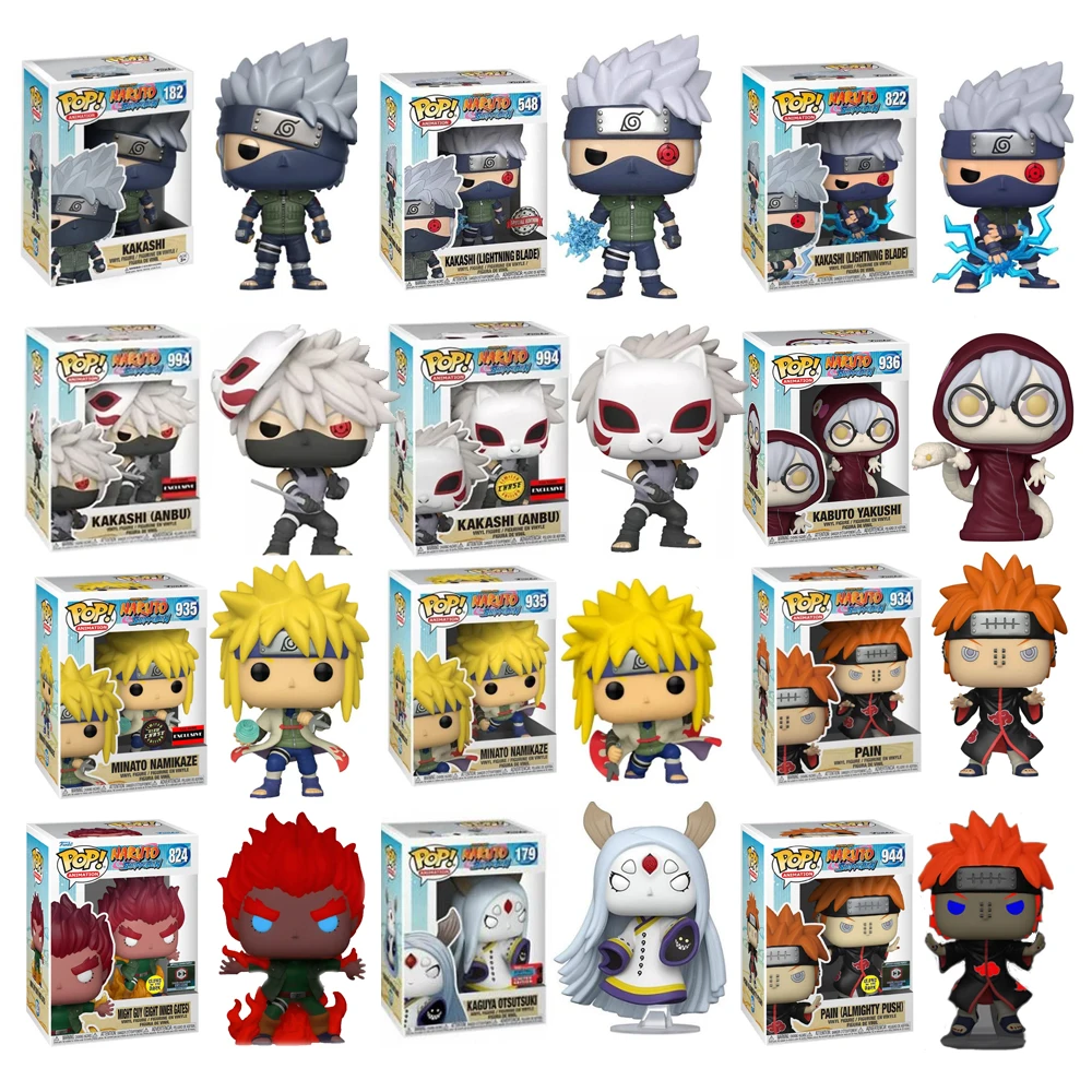 Funko pop-figuras de acción de Naruto Pain, modelos de juguetes de vinilo de 934, 944, Kabuto, Yakushi, 936, Minato, Namikaze, Kaguya, Otsutsuki, #935