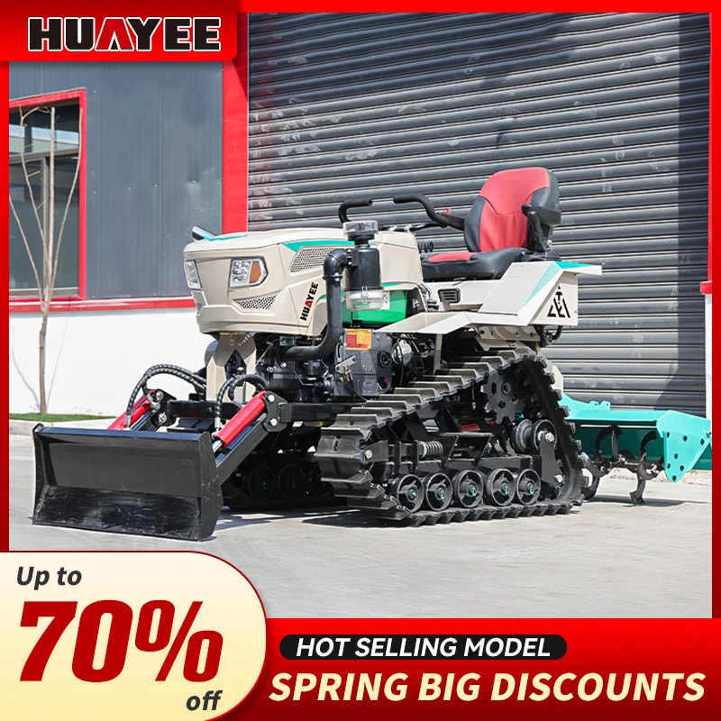 

New multifunctional small cultivator, the best crawler rotary cultivator in China.
