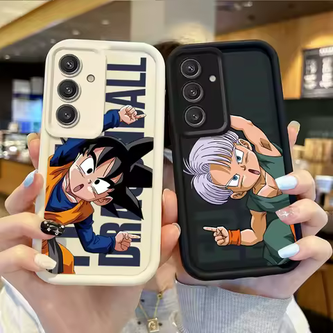 Anime D-Dragon Balls Trunks Goten Phone Soft Case for Samsung Galaxy S25 S24 S23 S21 Ultra Plus S25 S23 S20 TPU Shockproof Cover