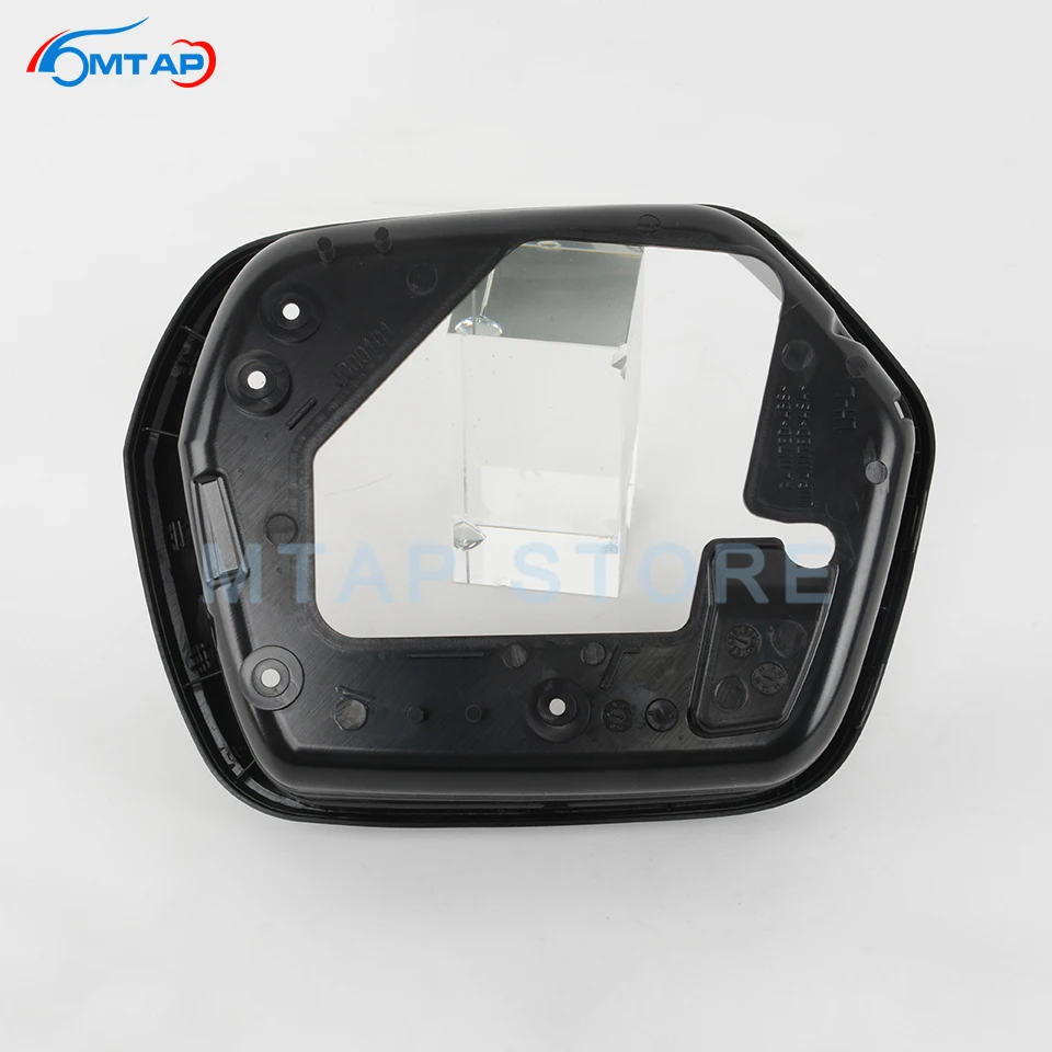 Mcap-Marco de espejo retrovisor lateral exterior de coche, cubierta plástica, Panel de bisel CR-V para Honda CRV RE 2007, 2008, 2009, 2010, 2011