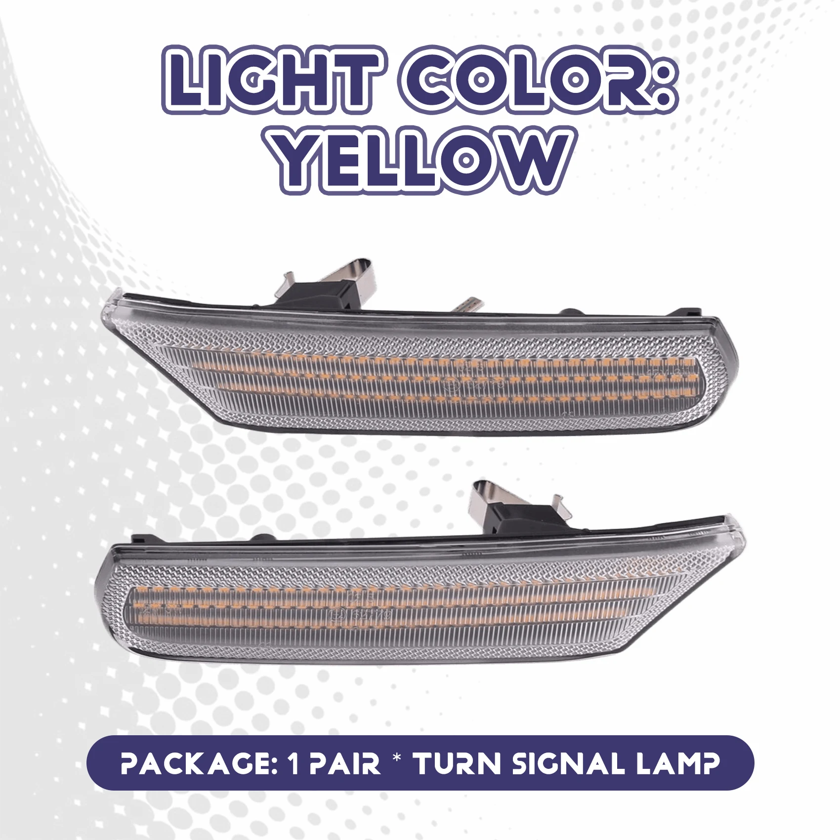 A02Q-LED Side Marker Light 99663103702 Turn Signal Lamp For Boxster 986 996 911 99663103701 Transparent