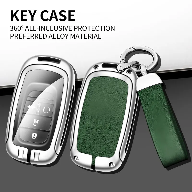 Full Cover Car Key Case Protector Shell With Keychain For Honda Vezel Hybrid Custom Logo Key Bag Interior Accessories view 4