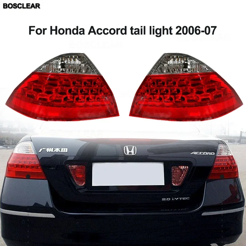 Tail Lamp Taillight For HONDA ACCORD 7th 2003 04 05 06 2007 Rear Bumper Stop Reverse Turn Signal Combined Light Housing Assembly