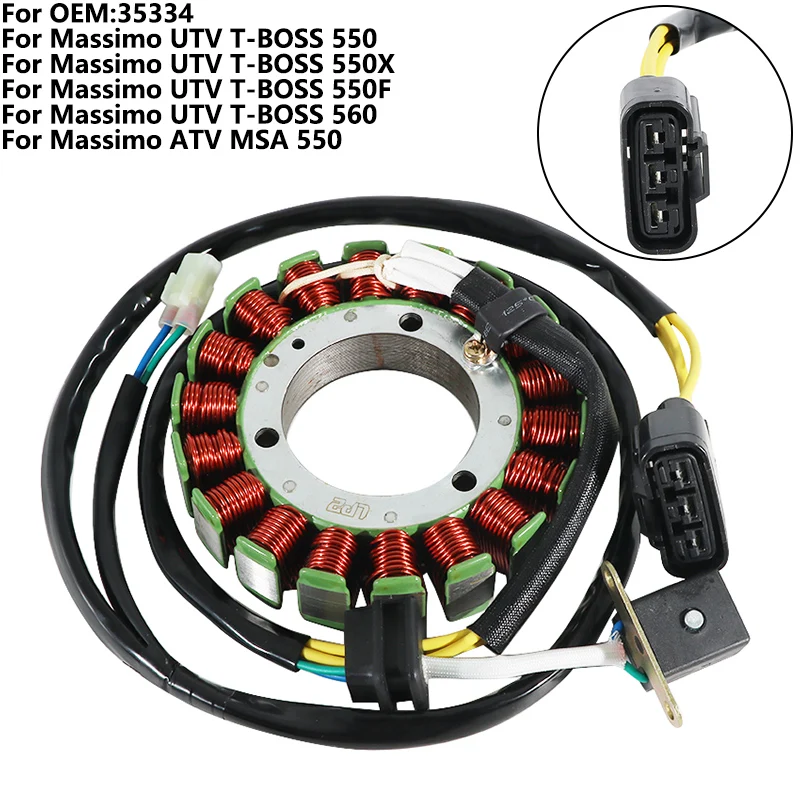 

Motorcycle Ignition Coil Rotor Stator For Massimo UTV T-BOSS 550 550X 550F 560 ATV MSA 550 35334 Accessories