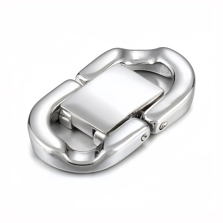 Edelstahl-Kettenverschluss für Hip-Hop-Ketten, Armbänder, Halsketten und Schmuckherstellungszubehör – Detail 8