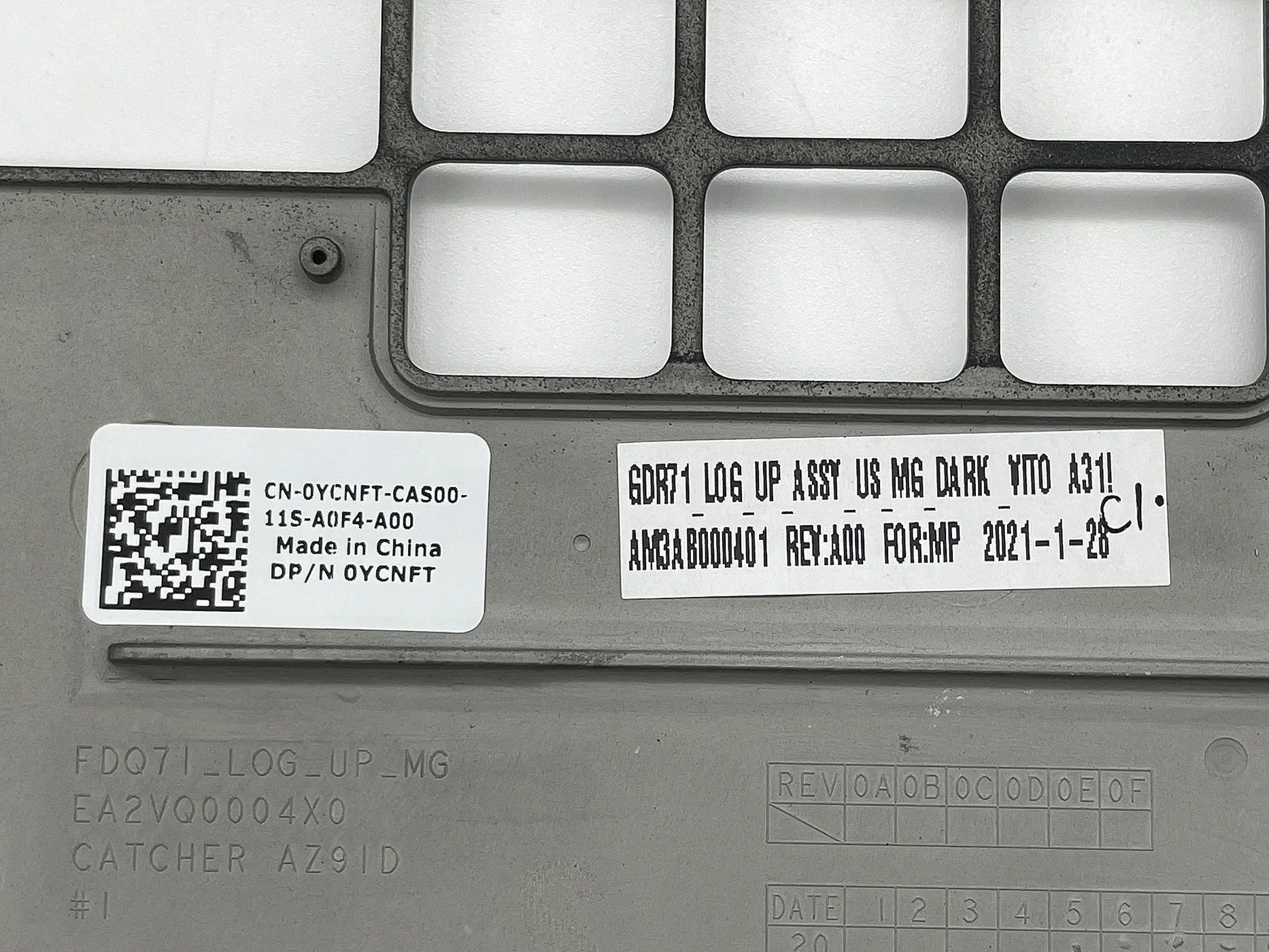 Novità per custodia Alienware M17R3 R4 Palm C, tastiera nera Shell 0YCNFT