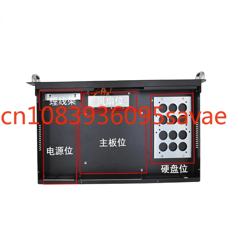 1U chassis server chassis shell, customized 19 inch metal protective shell, customized sheet metal chassis