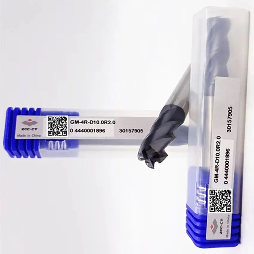 

GM-4R-D10.0R3.0 ZCC.CT GM-4R Four edge circular arc end mill D10.0R3.0*10*25*75 4F Corner Rounding End Mills 4 Flutes End Mills