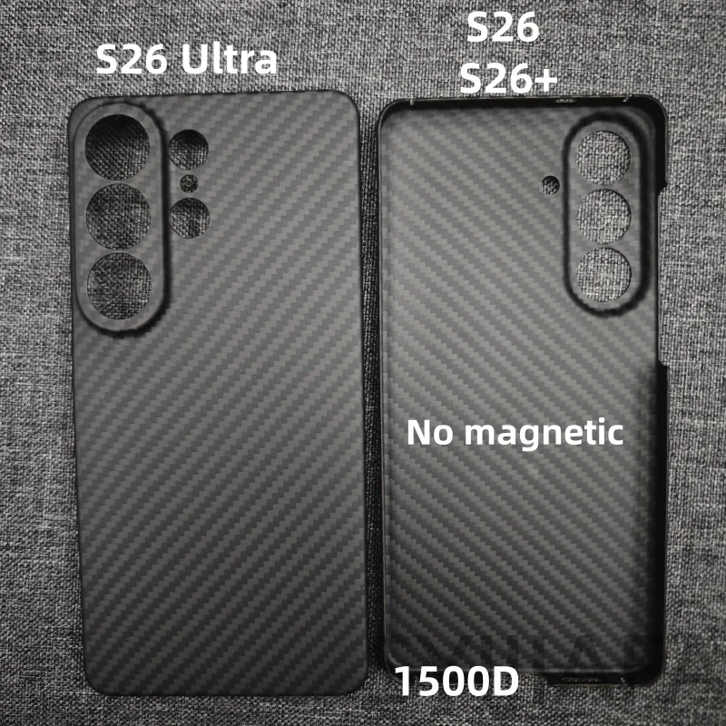 Aramidowe etui magnetyczne do Samsung Galaxy S26 Ultra, etui Magsafe do Galaxy S26 S26+, magnetyczne etui z włókna węglowego i aramidu. — zdjęcie produktu 2