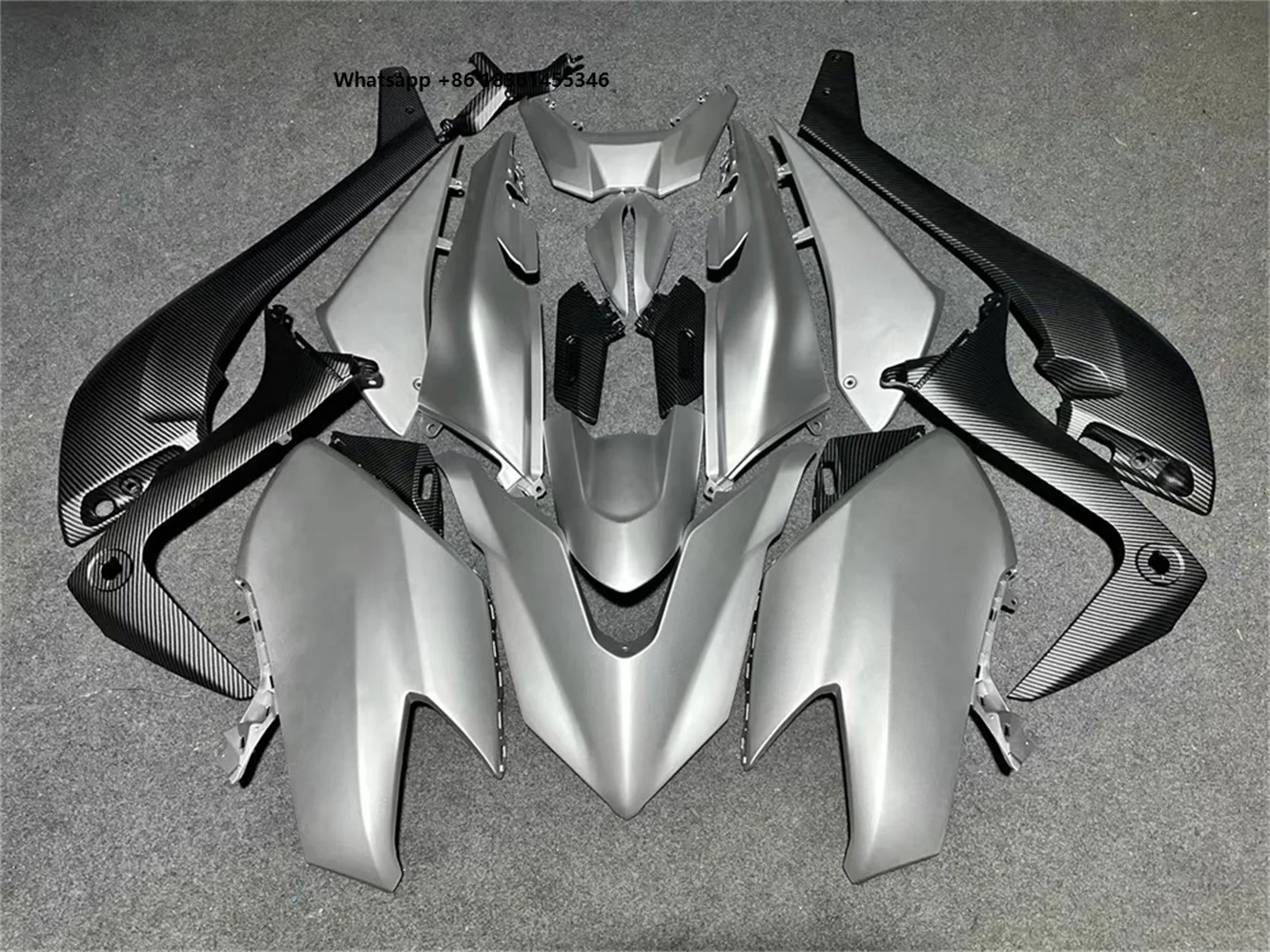 

For New ABS molded fairing suitable 530 2017 2018 body kit fairing matte carbon fiber paint and gray