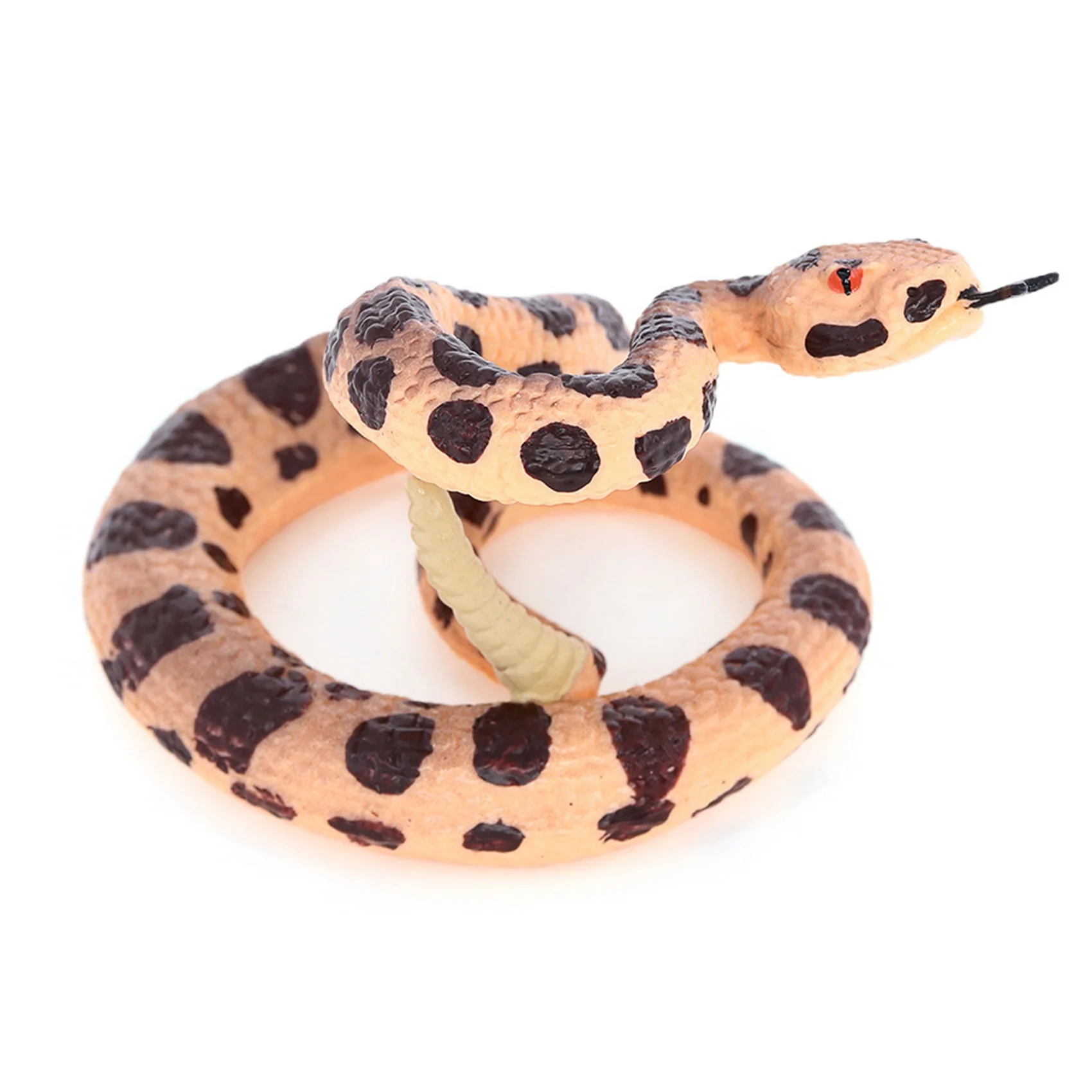 Simulation Snake Short-Tailed Snake Viper Rattlesnake Boa Constrictor Reptile Model Creepy Prank Scary Snake Toy