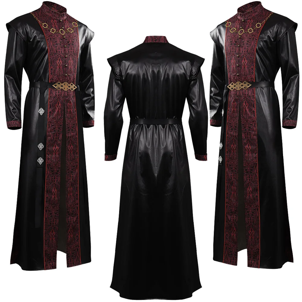 Wholesale Medieval Viserys Cosplay Role Play Belt Coat Clothing TV Dragon 2 Cosplay Family Costume Men Roleplay Fantasia Outfits