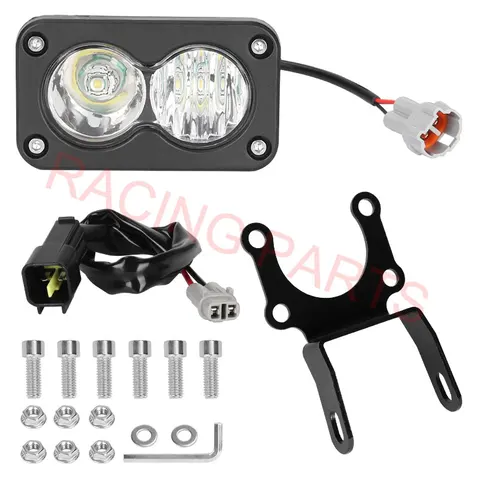 Для SurRon Light Bee X Segway X260 Talaria Sting MX4 MX3 Plug N Play 20 Вт Переключатель фар White Spot Flood Led Pod Combo Kit