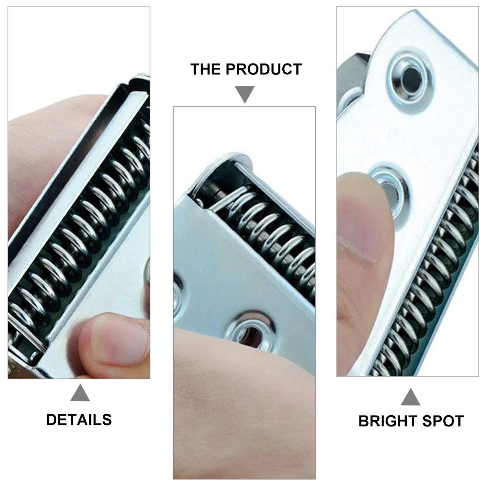 

2pcs Stainless Steel Spring Hinges Butterfly Shutter Foldable niture Hardware Door Window Durable Practical Home
