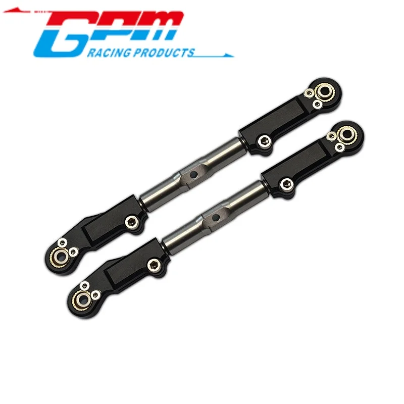 

GPM SLE054S Алюминиевая и нержавеющая передняя верхняя рулевая тяга для Traxxas 1/8 Sledge RC (обновление)