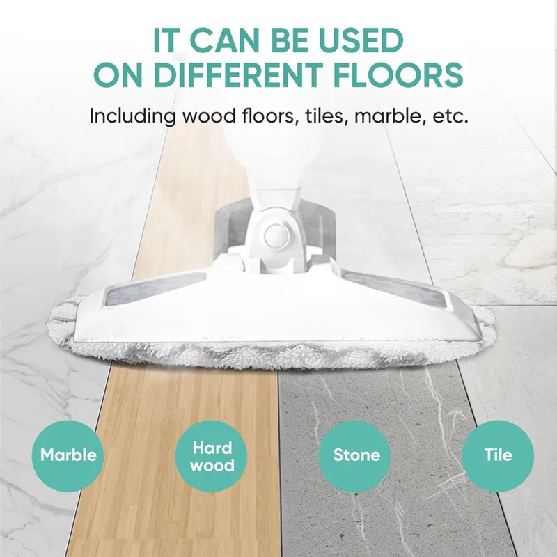 EAS-10Pack 1940 Steam Mop Pads For Bissell Powerfresh Steam Mop 1806 1544 1440 2075A 2685A Series, Microfiber Washable