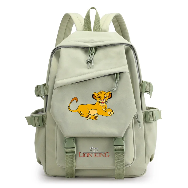 Disney The Lion King Simba Boys Girls Kids School Book Bags Women Bagpack Teenagers Travel Backpack Mochila Escolar