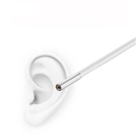 Endoscope Otoscope Earwax Removal Tool with 1080P FHD Camera 6 Light Emitting Diode Lights Wirelessly Connected Earwax Cleaner