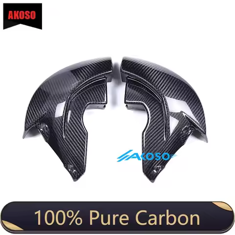3k Full Carbon Fiber Motorcycle GP Brake Cooler Air Intake Fairings Kit Universal Nmax MT09 Tmax 530 S1000RR CBR650r TMX530 R6