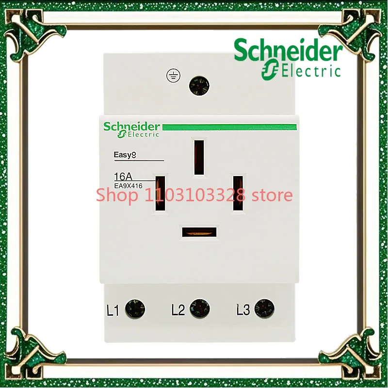 

Export Home Adapter Industrial Standard Socket Original EA9X416 Series Rails in The Distribution Box Four Holes 3P+E 16A 440VAC
