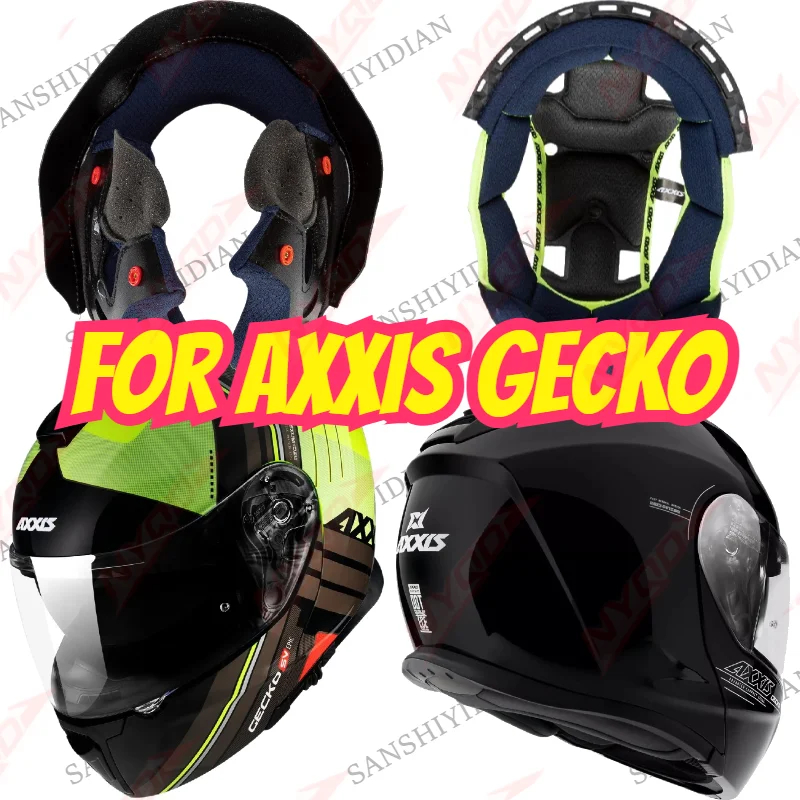 Forro de Repuesto para Casco AXXIS GECKO SV, Accesorios AXXIS, Tallas XS-XXL, Casco de Moto