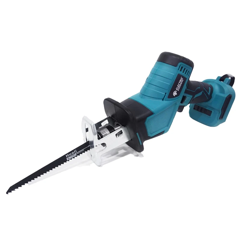 300W Cordless Electric Reciprocating Saw Makita 18V Battery With 4 Pieces of Multifunctional Metal Wood Pipe Cutting Saw Tool