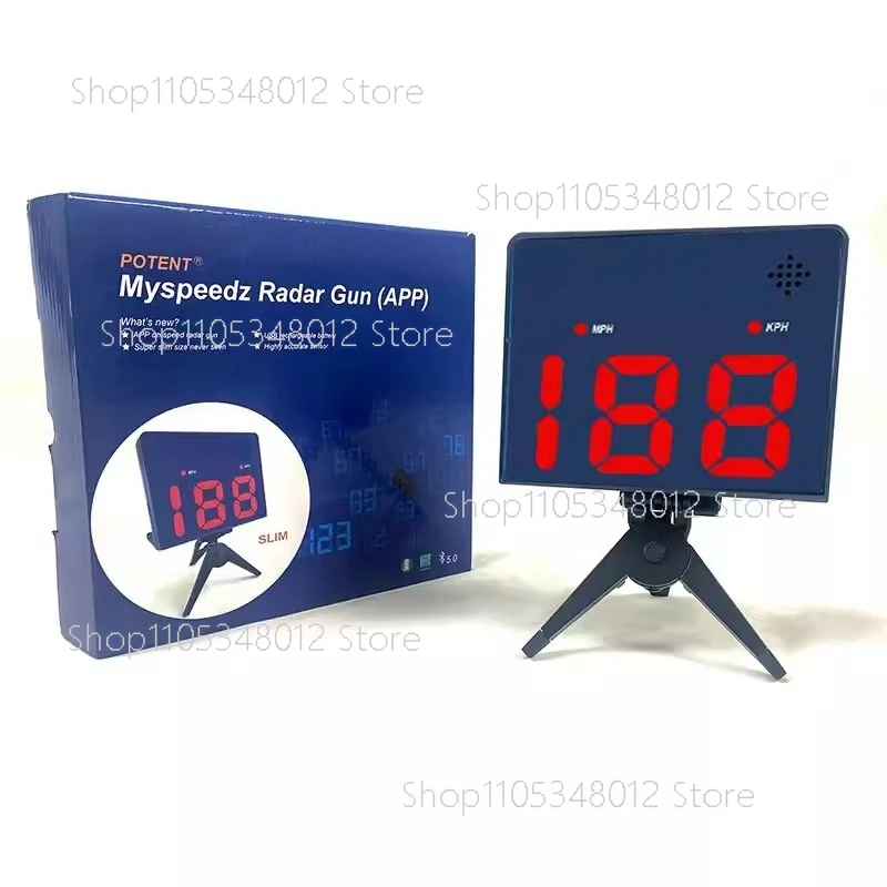 Portable Ball Speed Radar Gun For Tennis Baseball Soccer Football Accurate