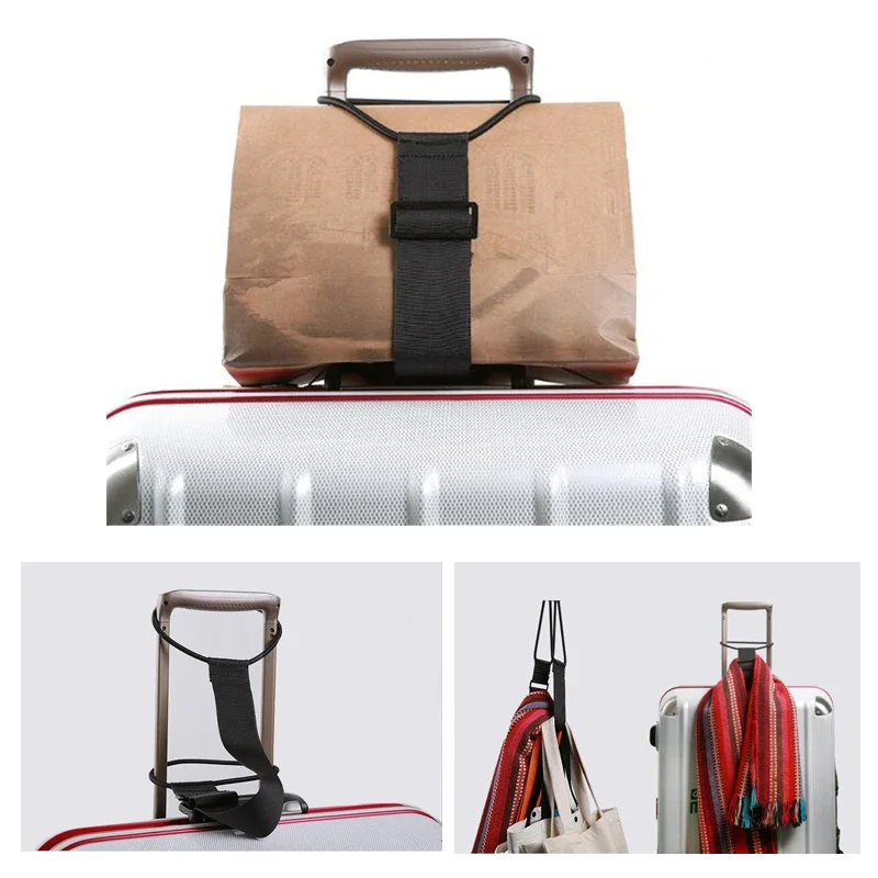 

Travel Security Carry On Straps Elastic Adjustable Luggage Strap Carrier Strap Baggage Bungee Luggage Belts Suitcase Belt
