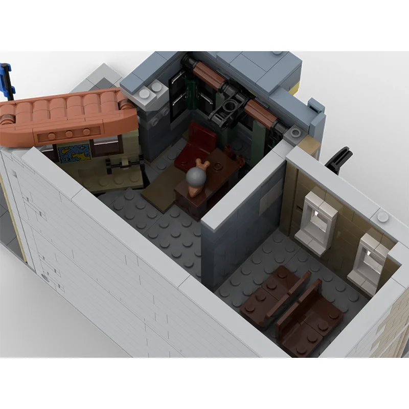 City Street View Model DIY MOC - đánh giá và giá Moc Modular Building Street View Bricks