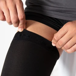 1 Pair of Compression Thigh Sleeves Unisex Sports Strain Sprain Rehabilitation Treatment to Relieve Leg Fatigue Thigh Protector