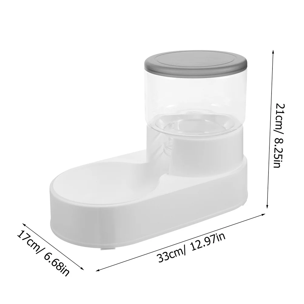 2 قطعة موزع مياه التغذية المواد البلاستيكية مقاومة للضغط تصميم مدمج مستلزمات الحيوانات الأليفة مساعد موزع مياه القط #2