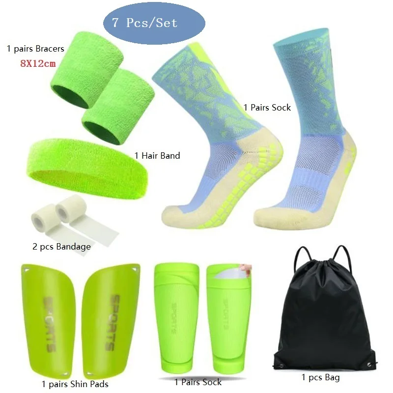 7Pcs/Set multi-color adhesive dots for anti slip, sweat absorption, and odor prevention football socks and sports socks