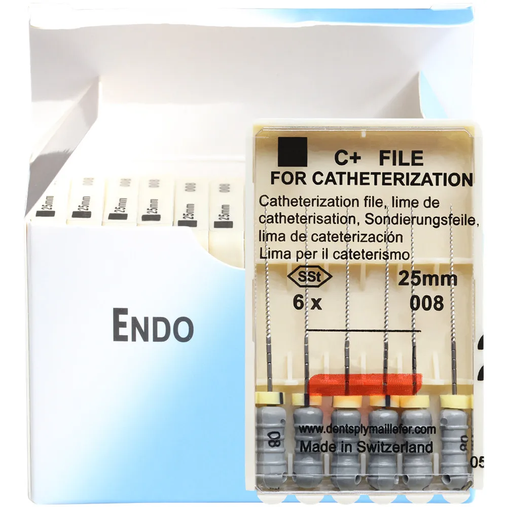 10 Packs/Box 21/25/31mm C+ FILE Files Hand Use Dental Endo Root Canal Files For Catheterizatio Stainless Steel Tools
