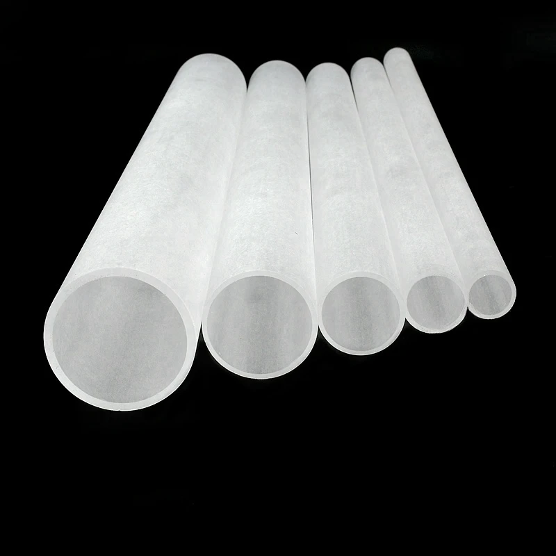 1~2PCS O.D 16/20/25/32/40/50/60/70mm Milk White/Frosting Acrylic Tube Aquarium Fish Tank Accessories Garden Irrigation Fittings