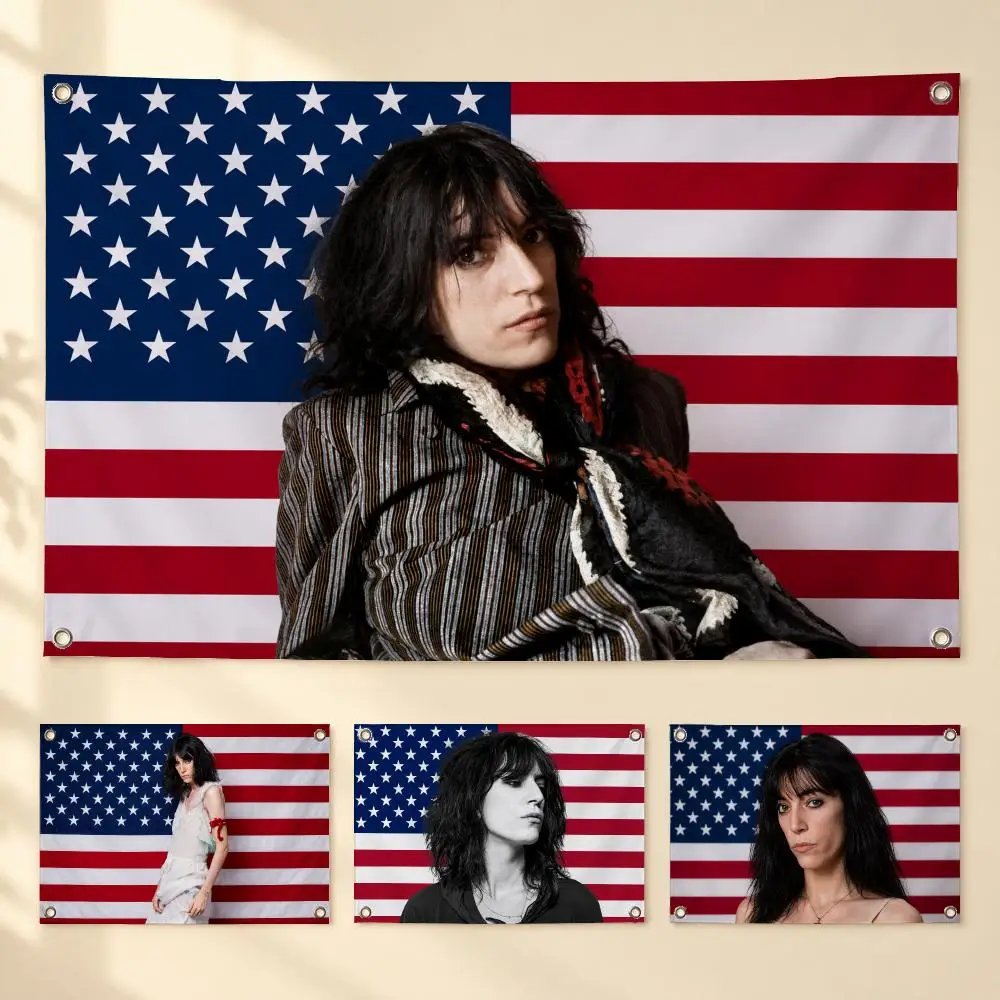 Patti Smith Flags For Garden Party Living Room Home Wall Flag Bedroom Outdoor Decor