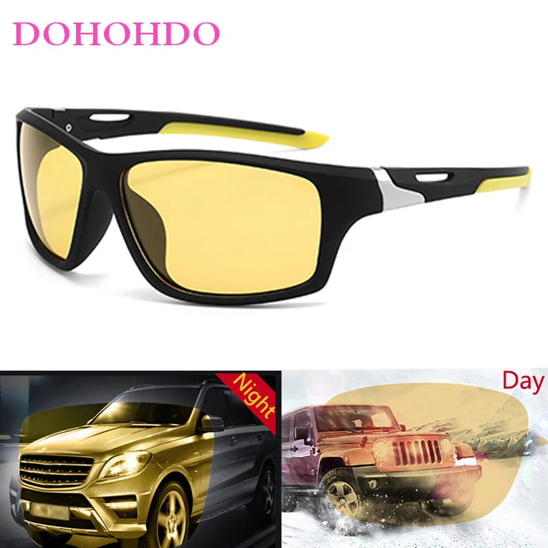 

2026 Polarized Sunglasses Men Women Vintage Brand Design Night Vision Goggles Male Sports Driving Anti-Glare Eyewear UV400 Gafas