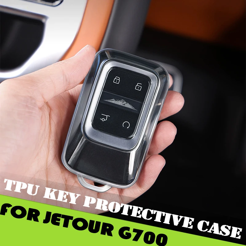 Car All Inclusive Key Set Fit for Chery Jetour G700 2025 2026 Modified Car Special TPU Key Protection Shell Interior Accessories