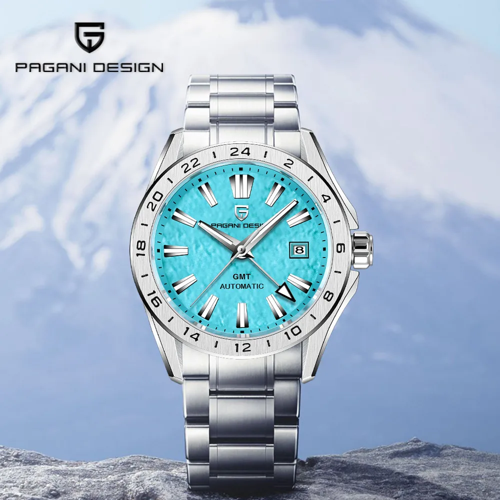 

Новые мужские механические часы PAGANI DESIGN 40 мм, 2026 года, с сапфировым стеклом, GMT, водонепроницаемость 100 м, автоматические, от ведущего бренда