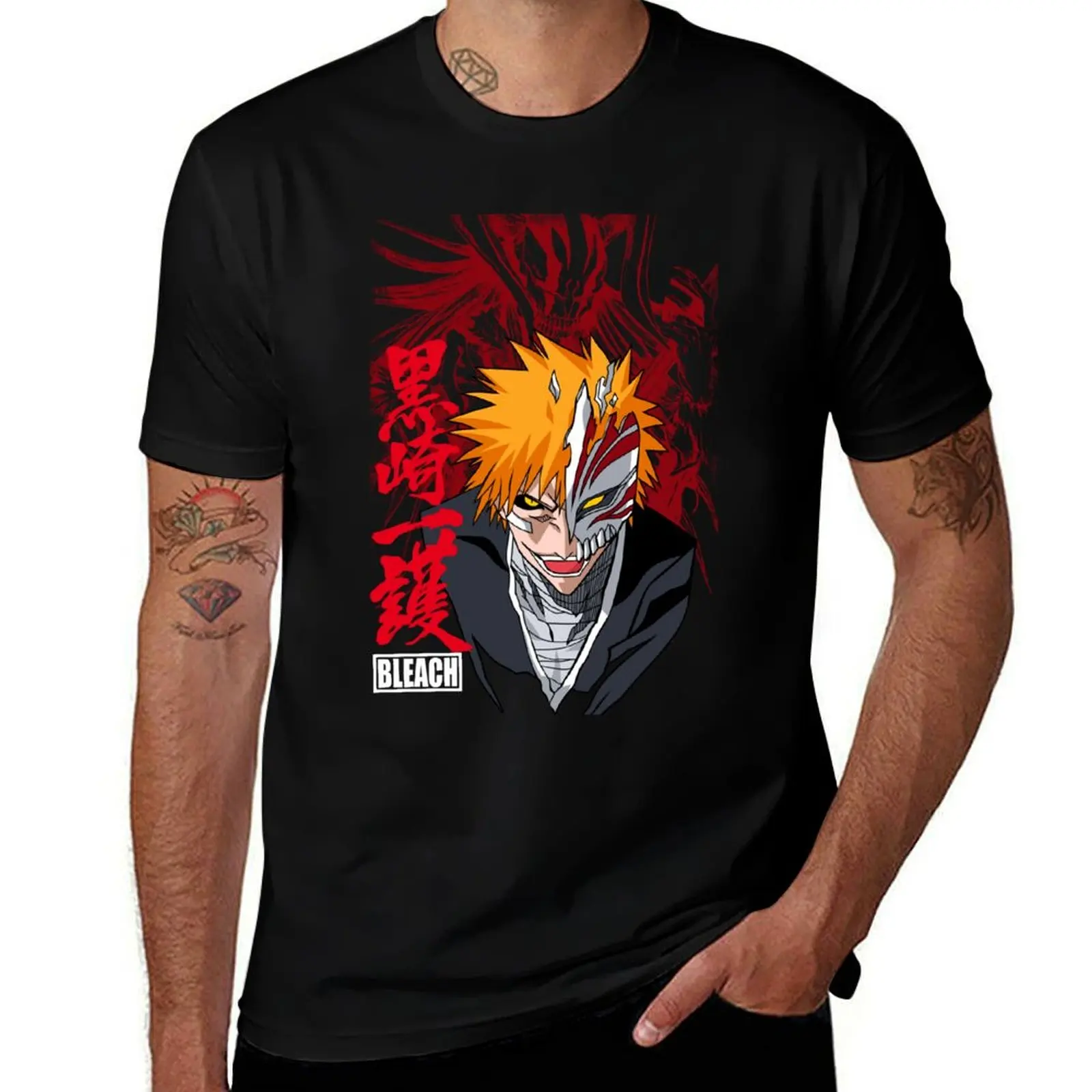 

hollow half mask T-Shirt oversizeds anime tshirt customizeds sports fans luxury clothes men