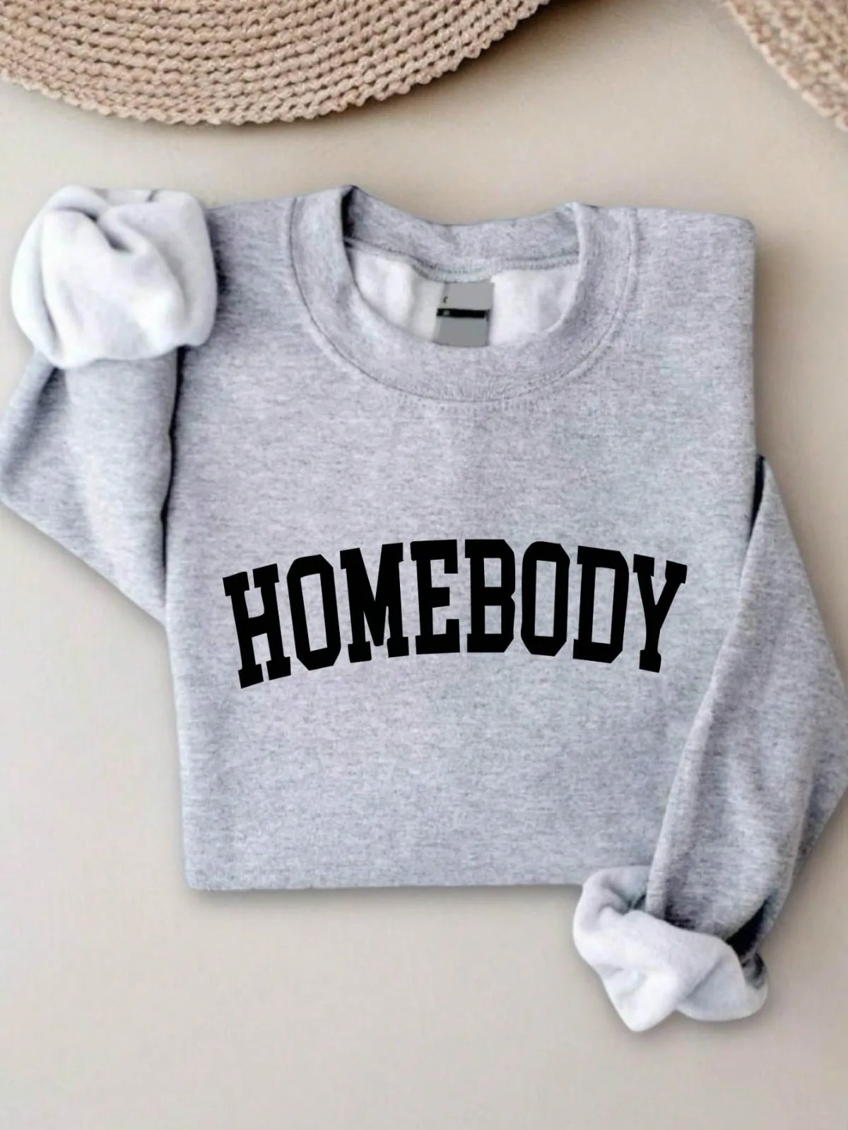 Camisola feminina homebody presente moletom ansiedade camisola sarcástica adulto humor manga longa aconchegante suéteres presente para sua moletom