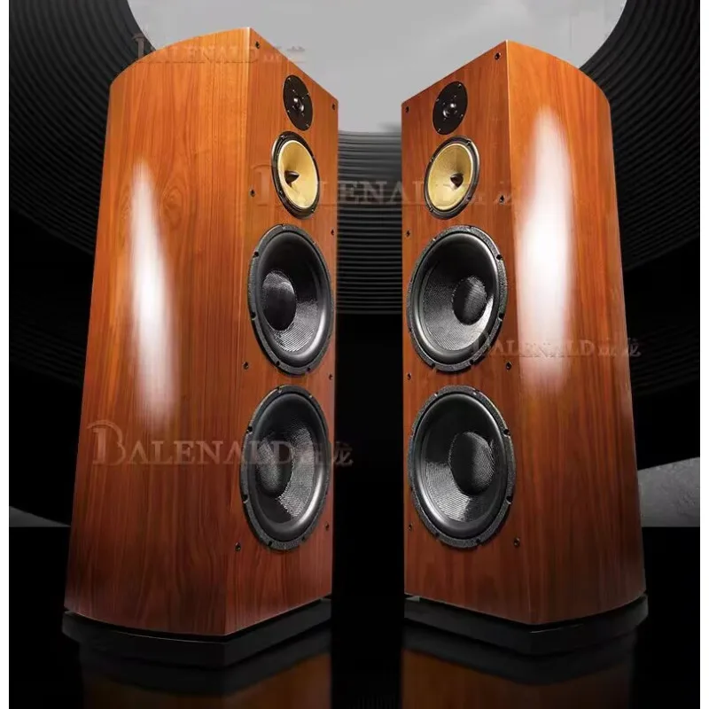 BA-12 dual 12 inch bass fever grade HiFi floor standing three-way speaker speaker for home use