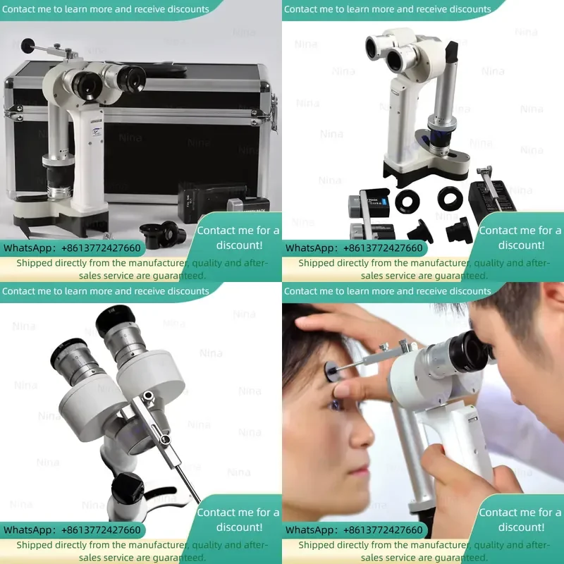 Portable ML-5S1 Pocket Optical Hand-Held Biomicroscope Optics Instrument for Anterior Eye Exam