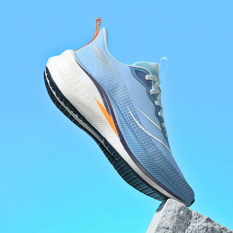 Running Shoes Men Women High Quality Full Palm Carbon Plate Cushion Breathable Lightweight Athletic Training Footwear Male