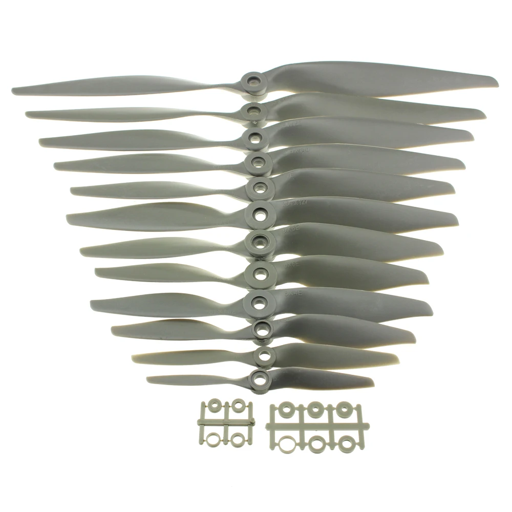 50 قطعة GEMFAN APC الدعائم 5x5/6x4/7x5/8x6/9x6/10x5/10x7/11x5.5/11x7/12x6/13x6.5 النايلون المروحة الكهربائية ل RC طائرة نموذجية #5